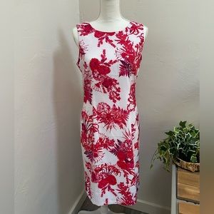 Mario Serrani Floral Sleeveless Dress‎